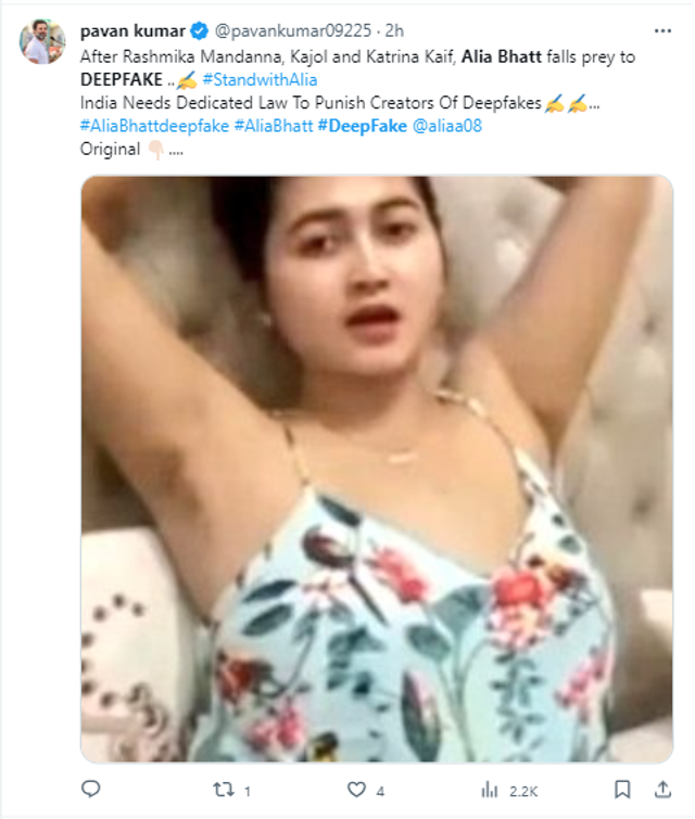 Deepfakes: Alia Bhatt Video Sparks Social Media Uproar