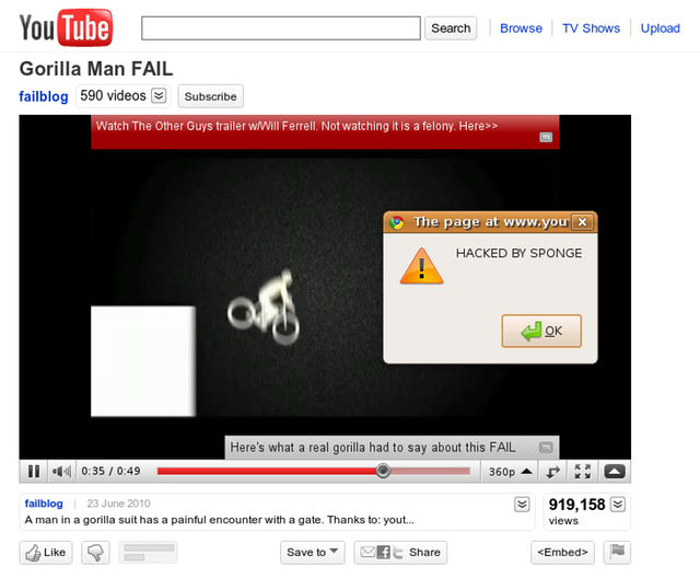 Porn pranksters have a field day with YouTube injection flaw | Ars ...