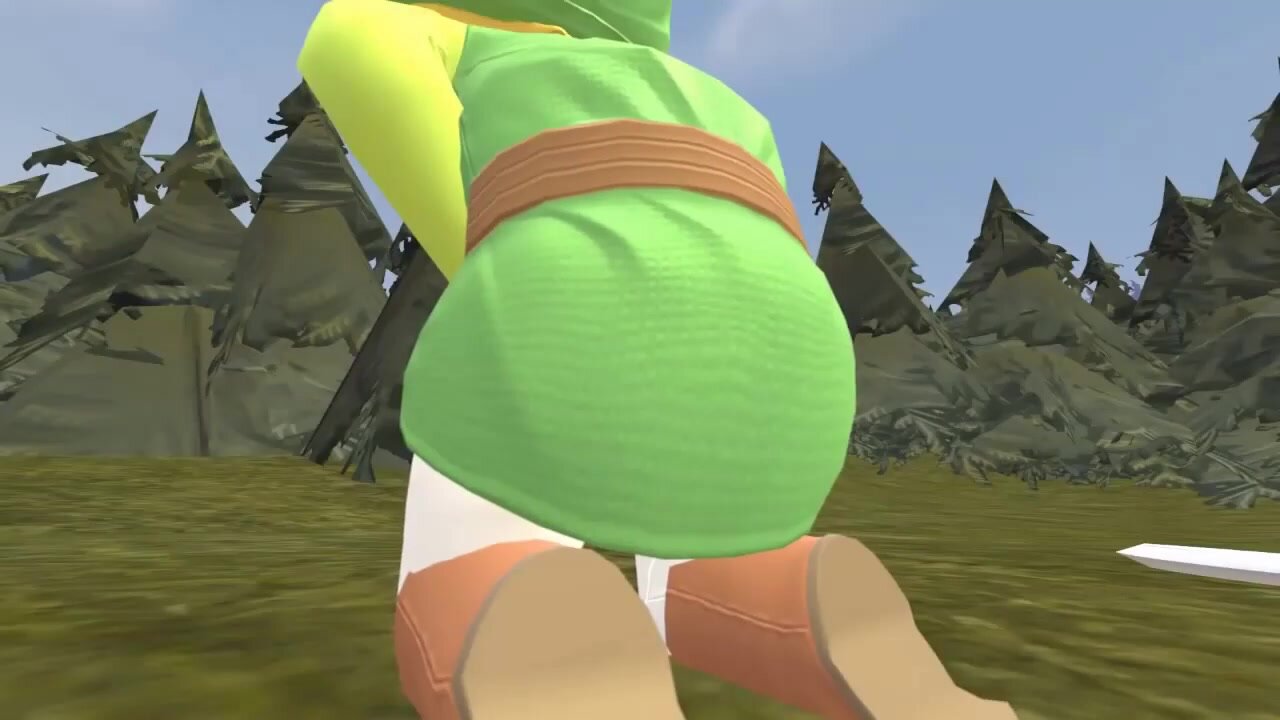 Toon Link farting in the woods - ThisVid.com em inglês