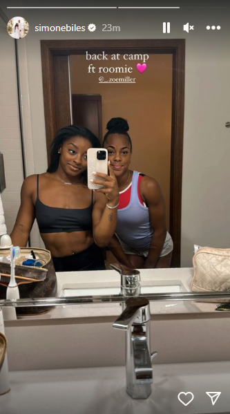 Simone Biles posting from July NTC : r/Gymnastics