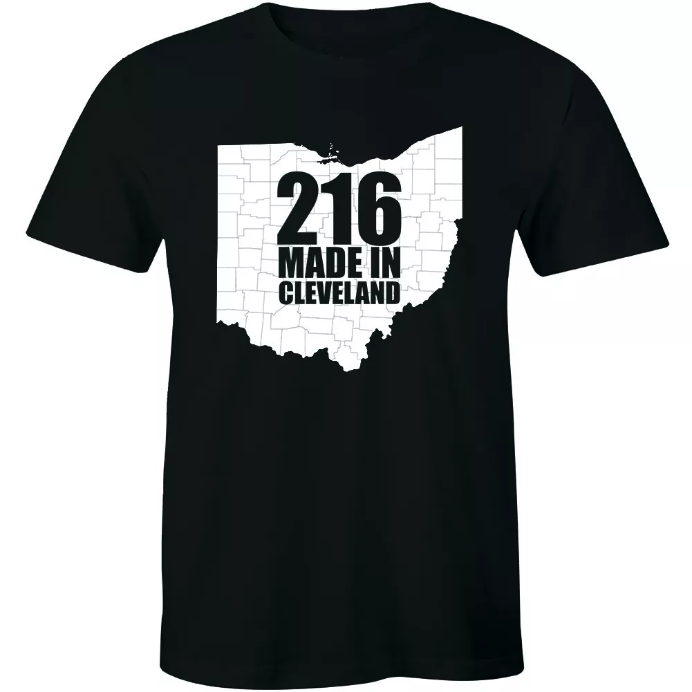 216 Made In Cleveland Ohio T-Shirt City Pride Basketball Baseball ...