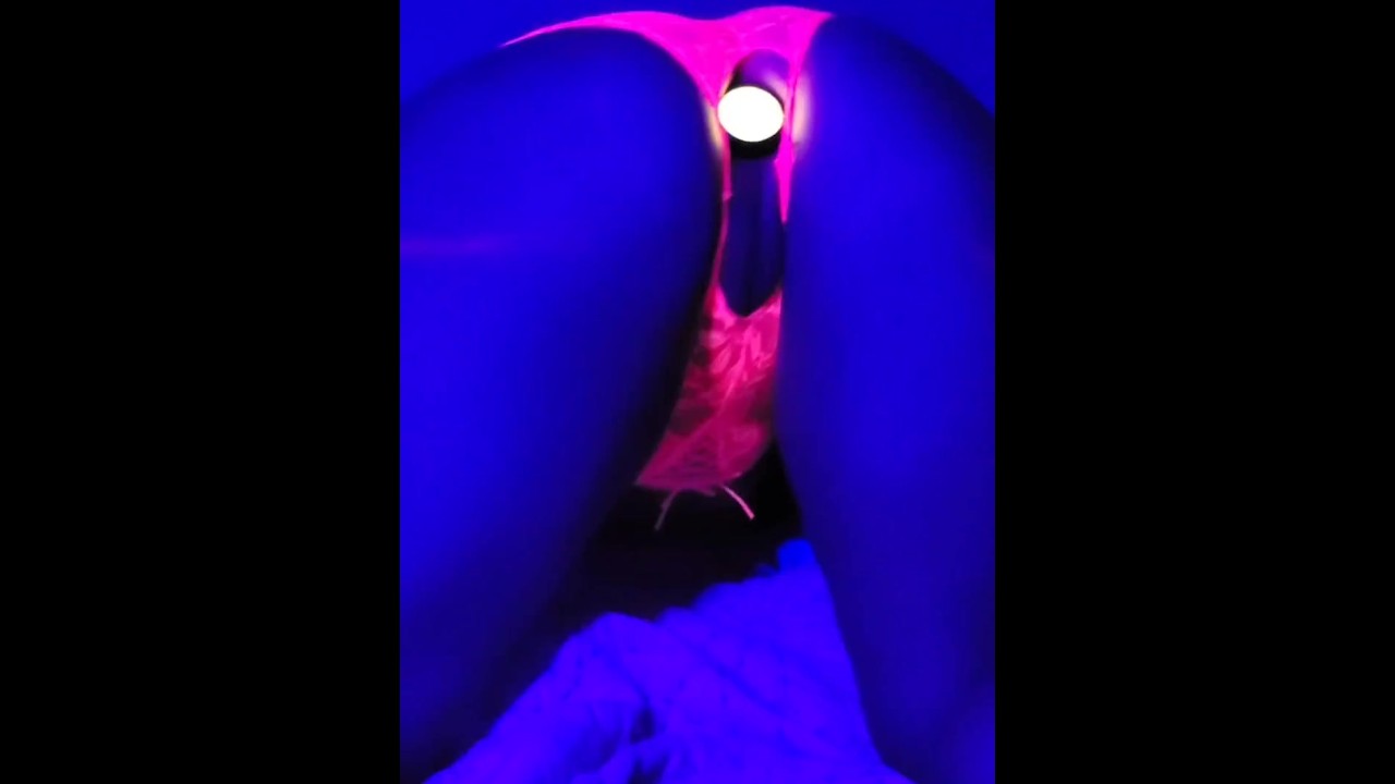 Black Light Butt Plug Strip Tease - Pornhub.com