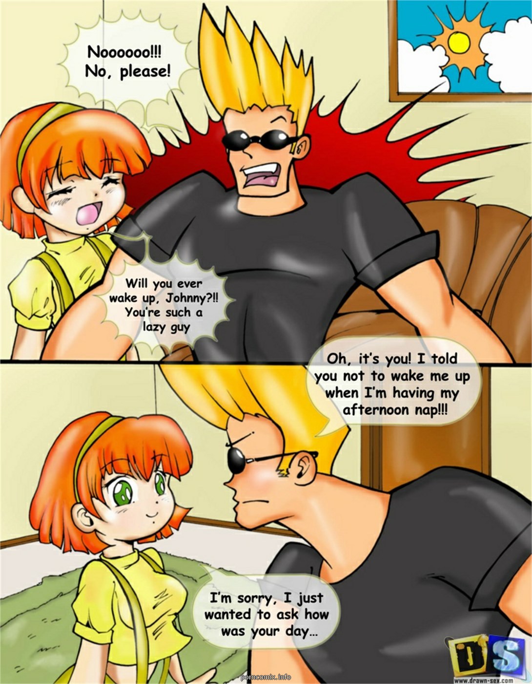 Johnny Bravo Adventure - Porn Cartoon Comics