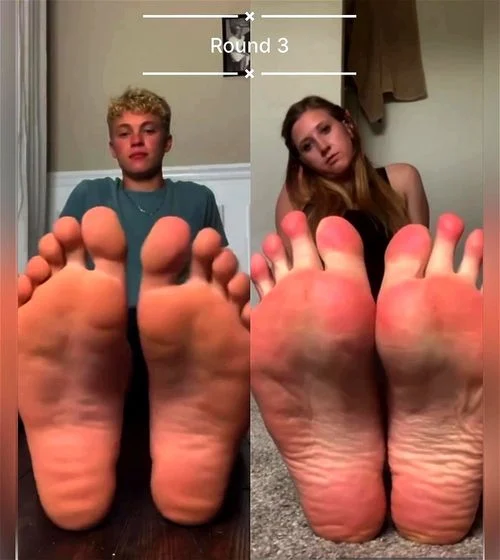 Watch Male feet vs Female feet splitscreen - Gay, Feet, Feet Joi ...