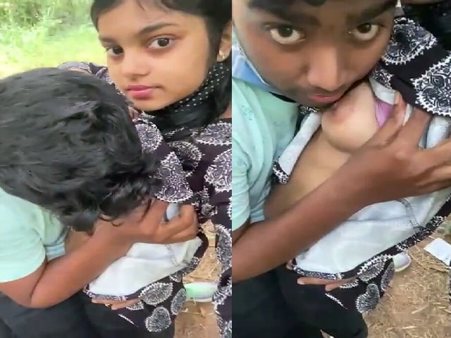 Indian girlfriend boob press and sucking viral MMS - Mydesi.net