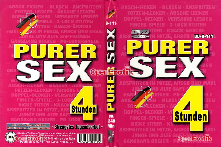 Purer Sex - porn DVD BB - Video buy shipping