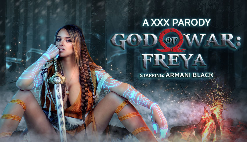 God of War: Freya VR Porn Parody, Armani Black in VR Cosplay Porn ...