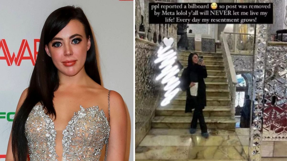 US porn star Whitney Wright causes uproar after visit to Iran ...