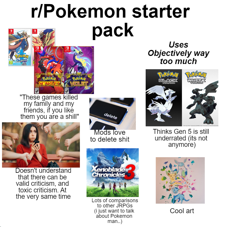 r/Pokemon starter pack : r/starterpacks