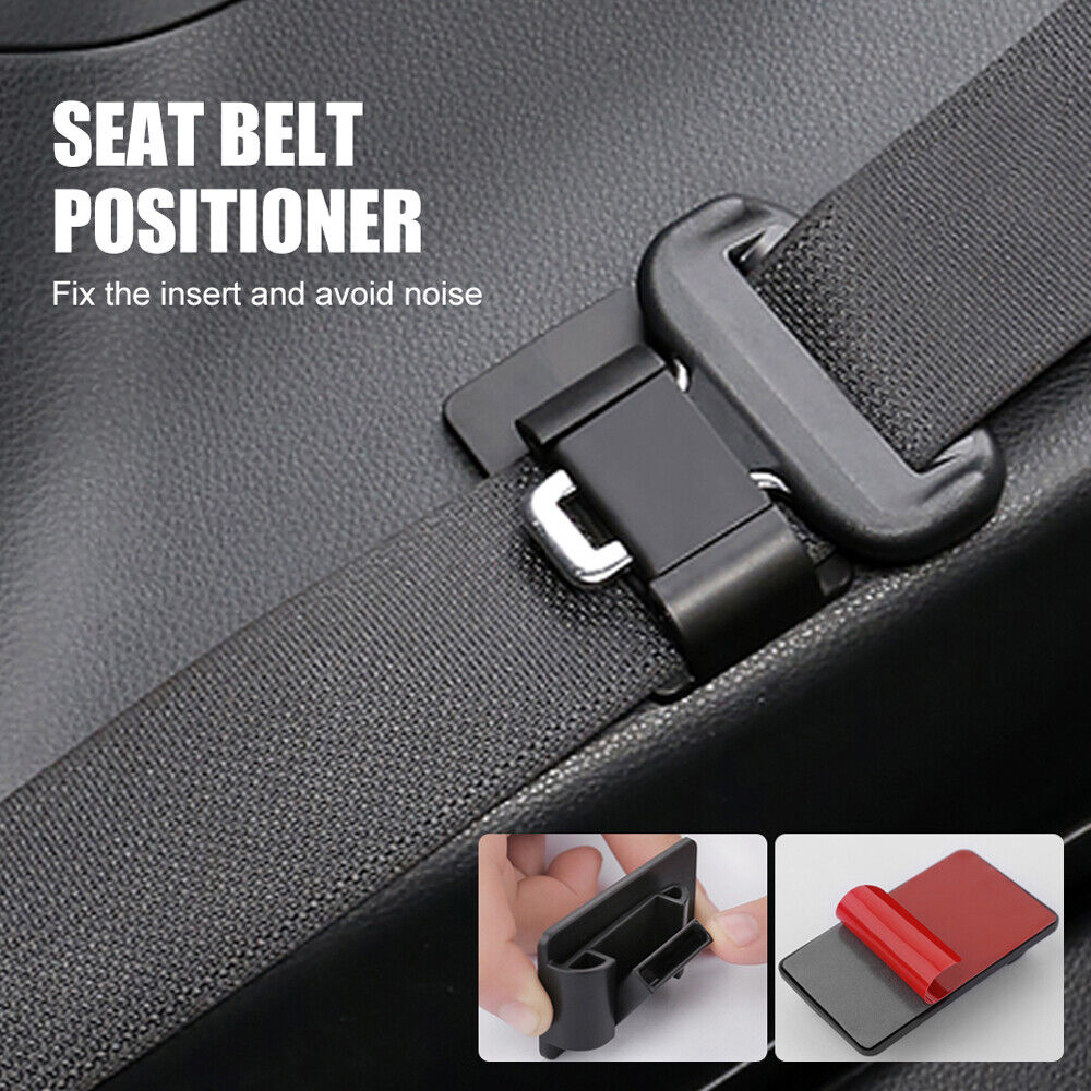 2x Universal Car Seat Belt Holder Stabilizer Fastener Interior ...