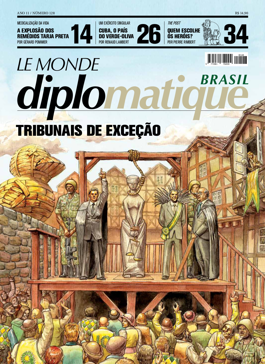 Capa do jornal Le Monde, jornal Francês. Mostra o tribunal de ...