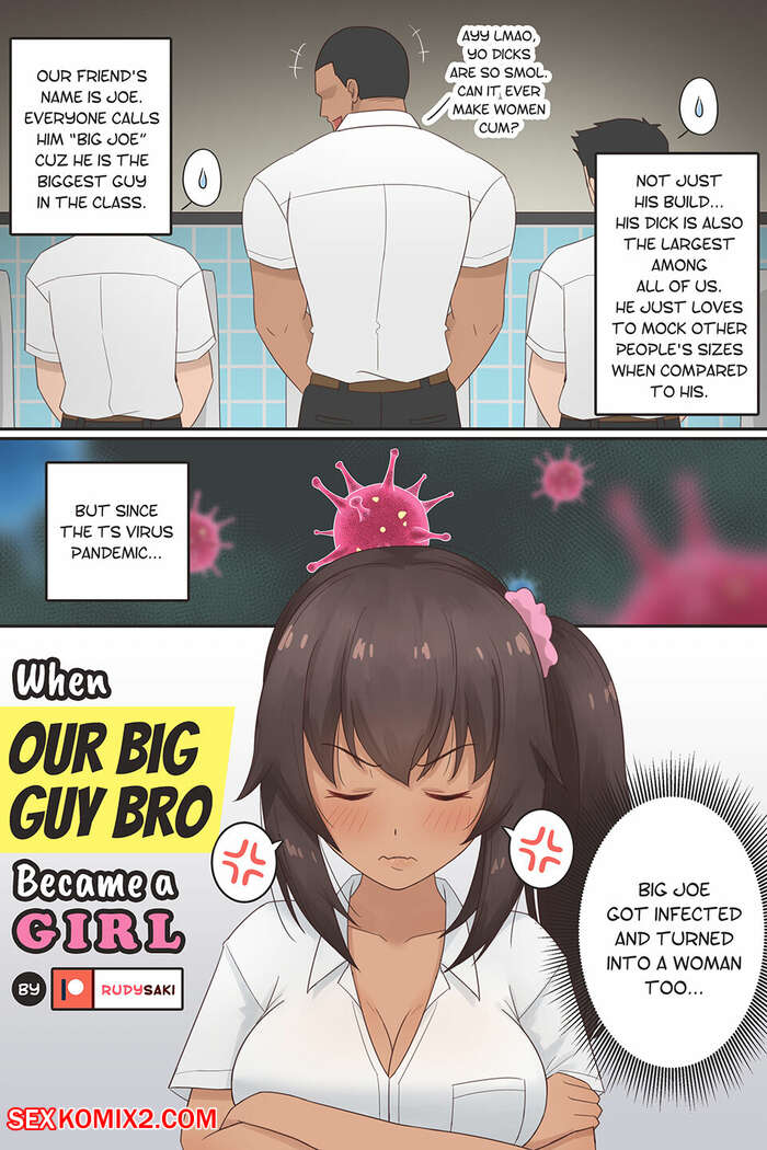 ✅️ Porn comic When Our Big Guy Bro Became a Girl. RudySaki Sex ...