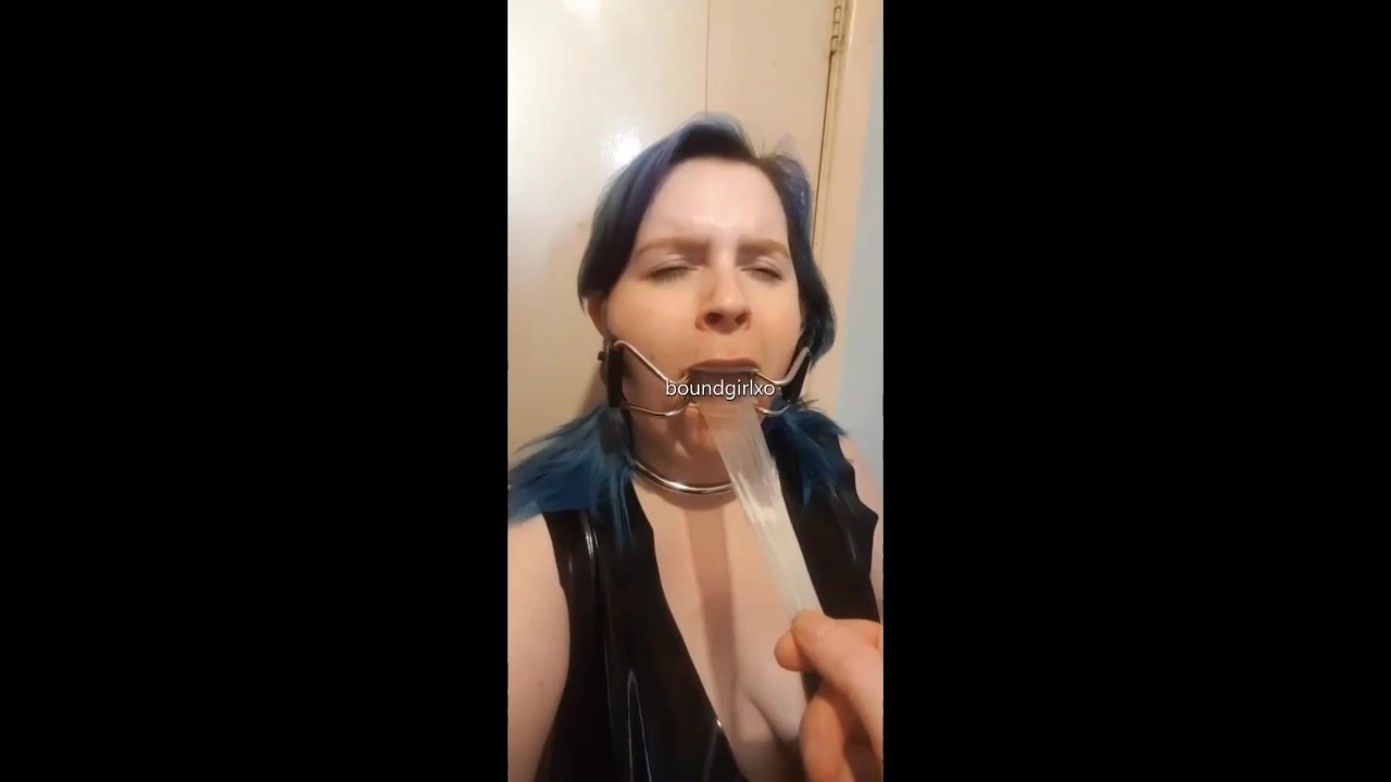 LONG VERSION Slingshot Catapult Condom Spider Gag it went down my ...