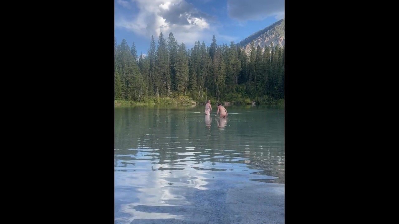 Skinny Dipping Fun in a Alpine Lake (very Cold Lol) - Pornhub.com