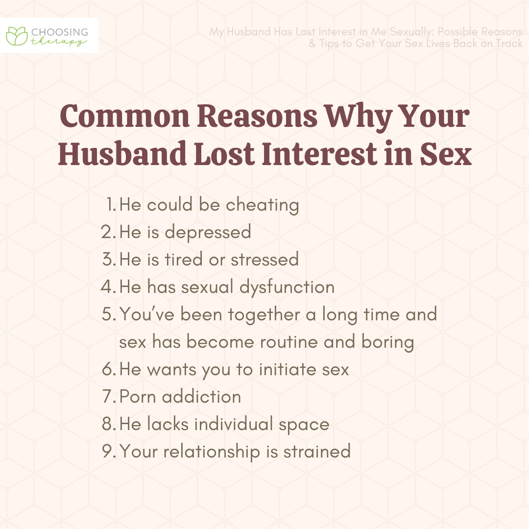 9 Reasons Your Husband Is Not Interested in Sex