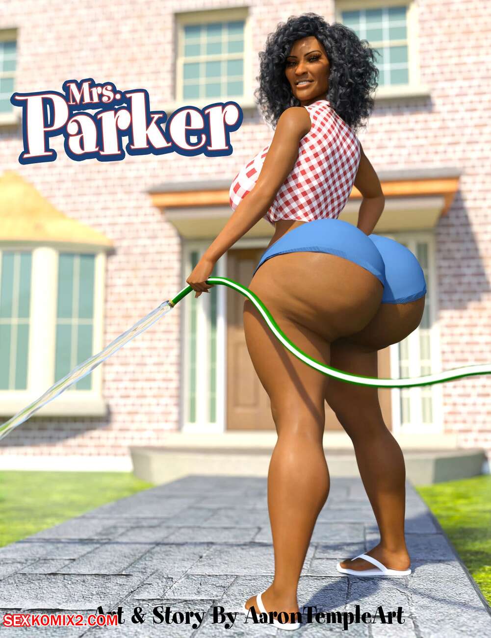 ✅️ Porn comic Mrs. Parker. AaronTempleArt Sex comic busty ...