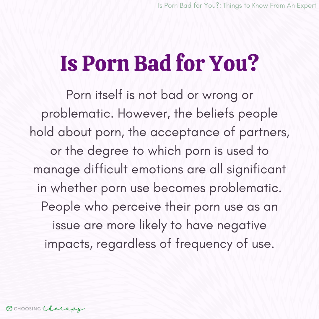 Is Porn Bad For You?