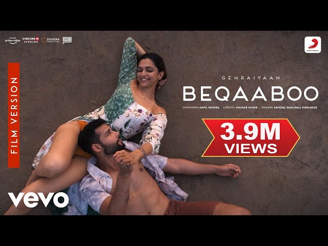 Beqaaboo (Film Version) - Gehraiyaan |Deepika Padukone, Siddhant ...