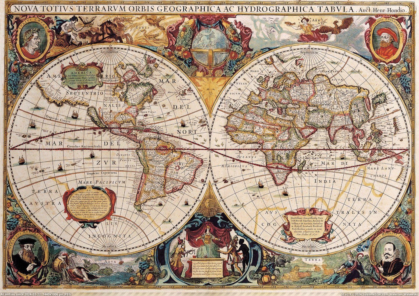 Pic. #Map #Hemisphere #Double, 1900027B – My r/MAPS favs