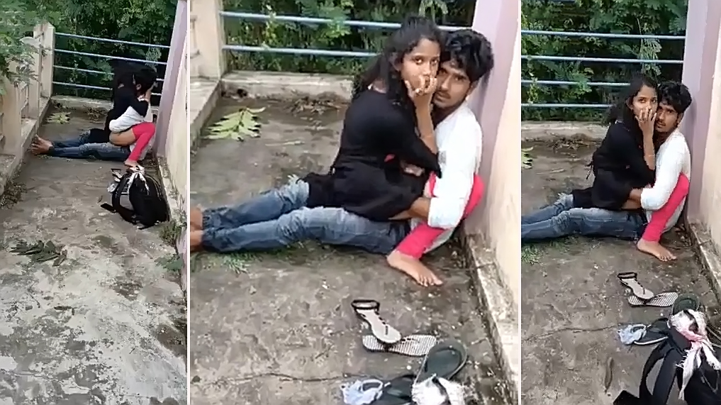 Girl rides Indian lover's cock and runs away after they are caught ...