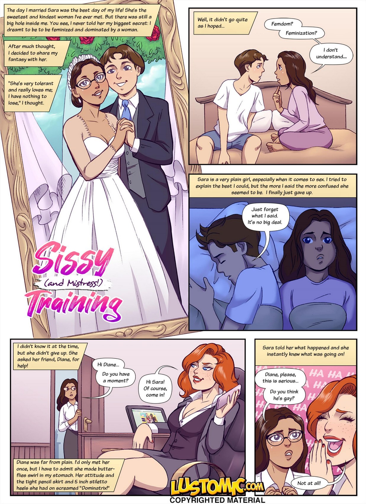 Sissy Mistress Training BY [Lustomic] - | 18+ Porn Comics