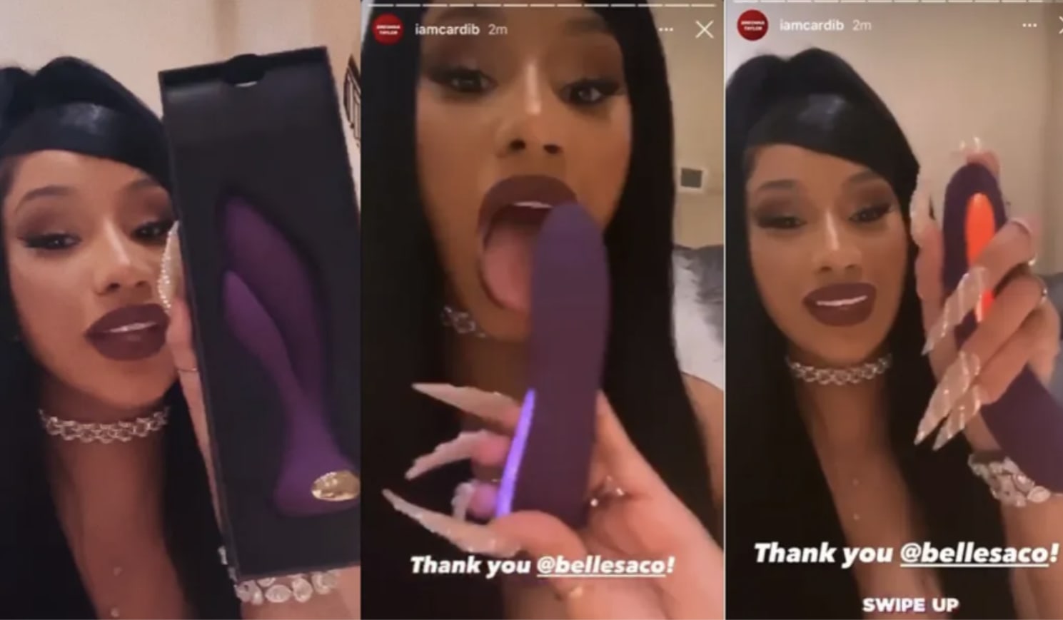 Cardi B shows off her sex toys from Bellesa Boutique and we love ...