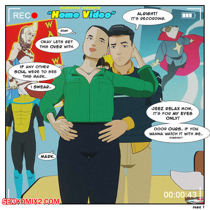 ✅️ Porn comic Home Video 1. PoseidonX. Invicible. Sex comic ...