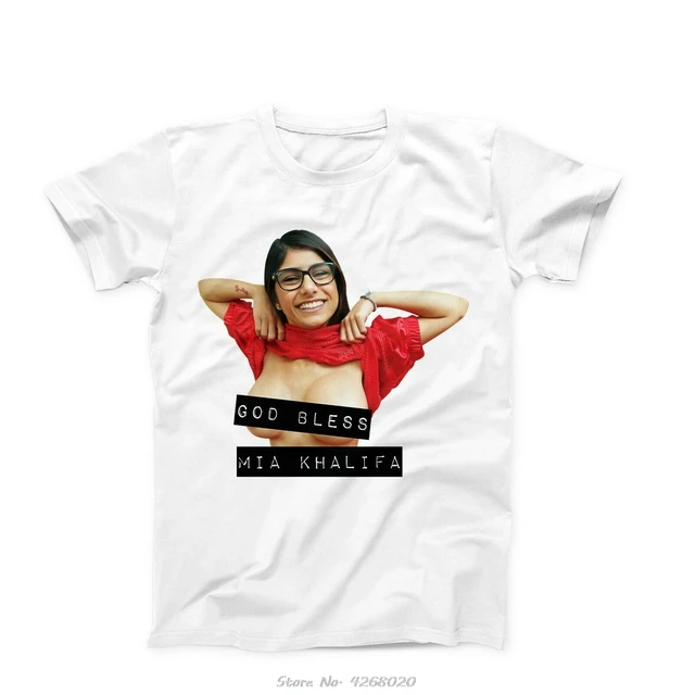 Mia Khalifa Porn Star Funny Mens Joke T-Shirt Birthday Gift Tee ...