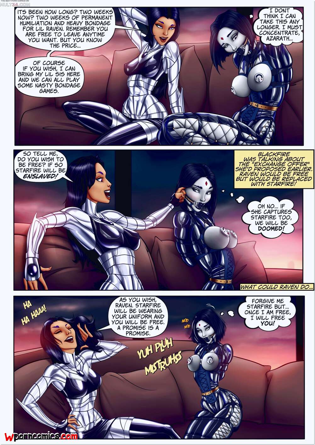 ✅️ Porn comic Teen Titans Raven Sex comic beauty decided to ...