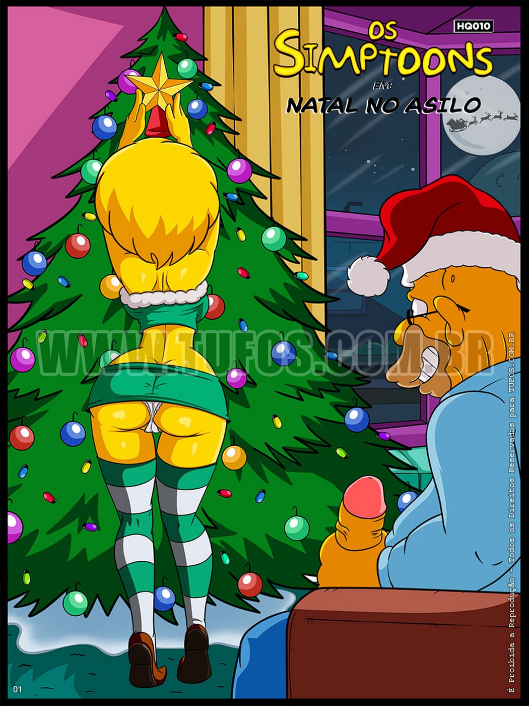 The Simpsons 10 - Christmas at the Retirement Home English porn comic