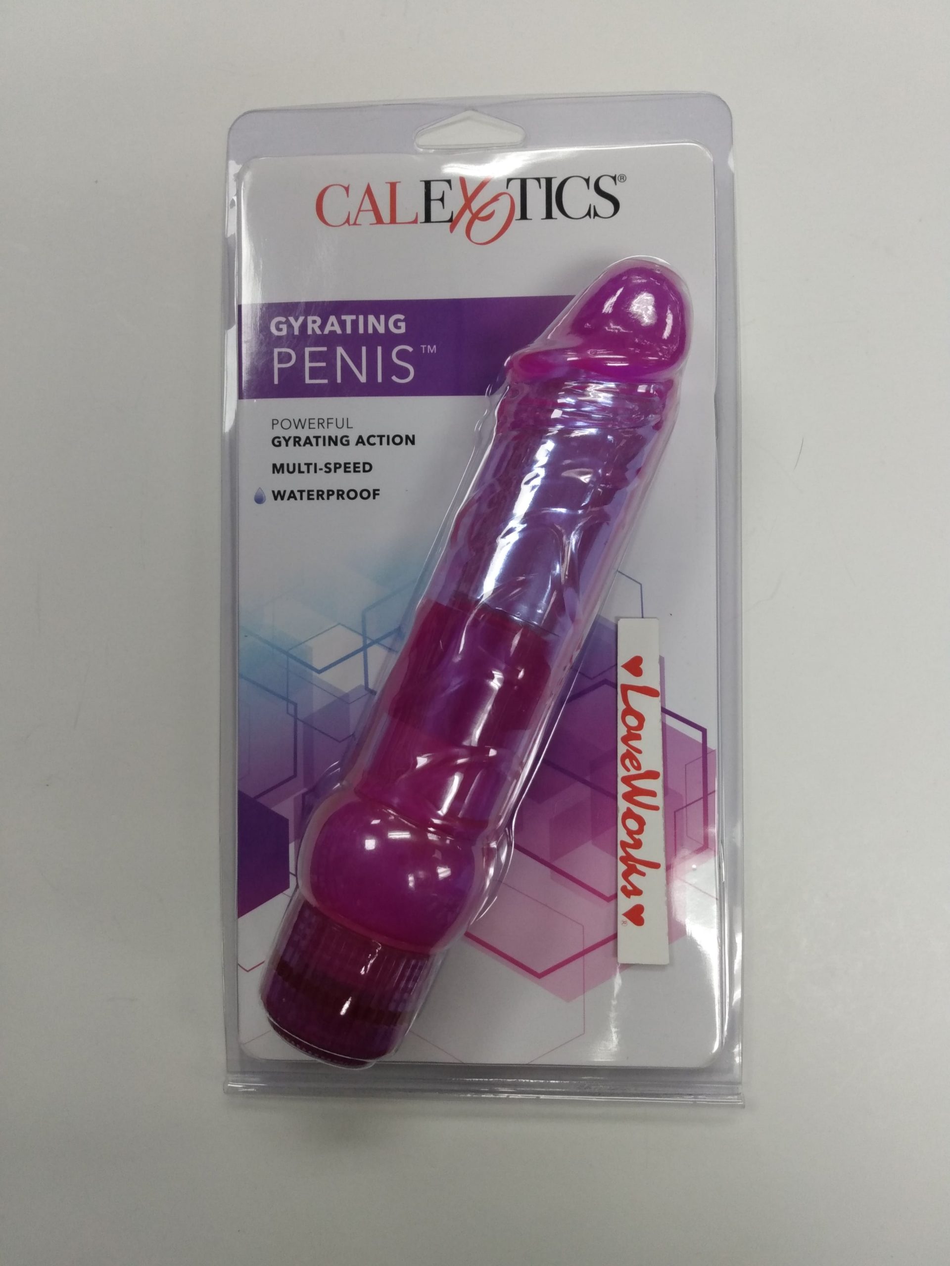 Gyrating Penis 6.5 Purple Vibe Waterproof | LoveWorks® for Better ...