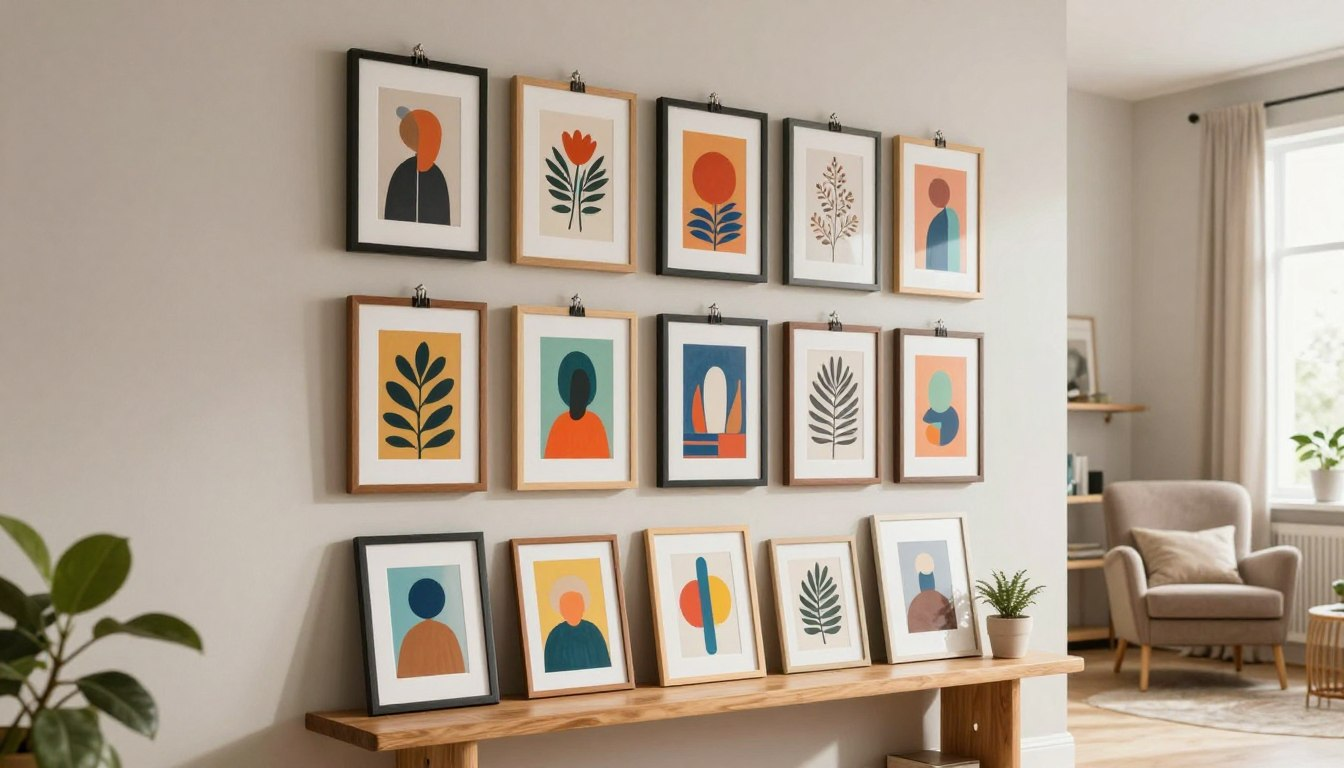 Hang Wall Art in a Rental Without Damage