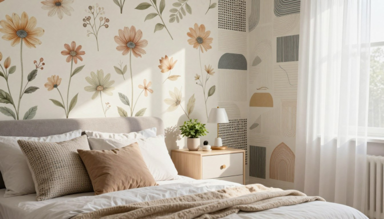 Peel-and-Stick Wallpaper Ideas